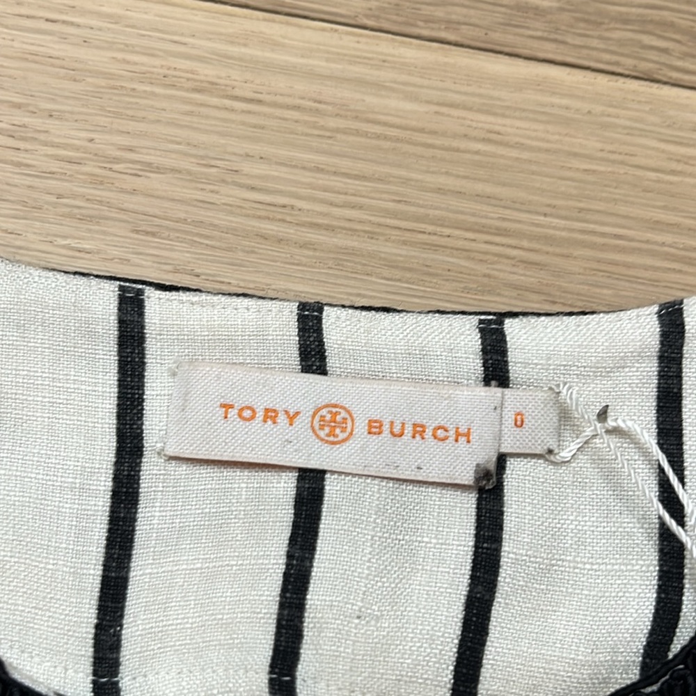 NWT Tory Burch Linen Tunic Top - Picture 11 of 14